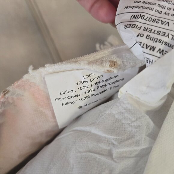 Decorative Boho Lumbar Pillow Set With Fringe & Tassels 12in x 36in & 15in x 38i - Picture 11 of 16